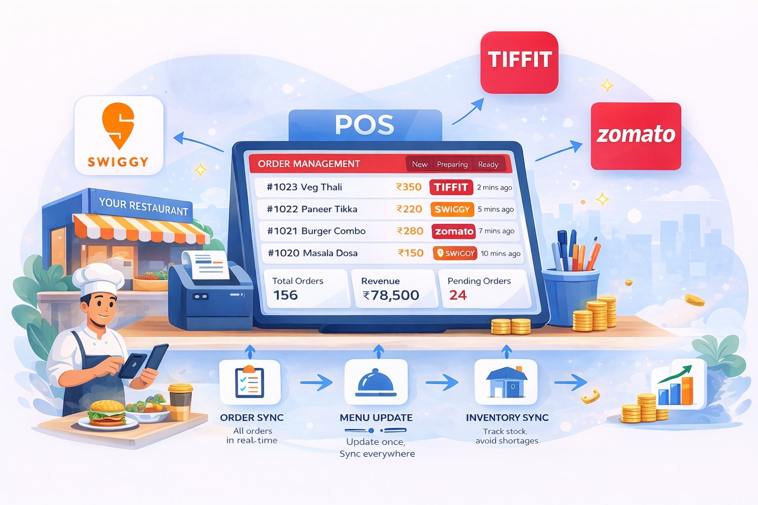 Single POS Dashboard